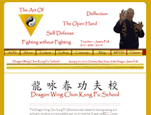 Tablet Screenshot of dragonwingchun.com